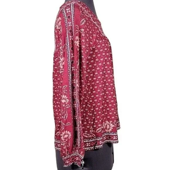 Style & Co Long Sleeve Peasant Top Sz XSP - Picture 3 of 12